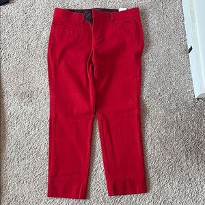 Banana Republic Cherry Red Trousers